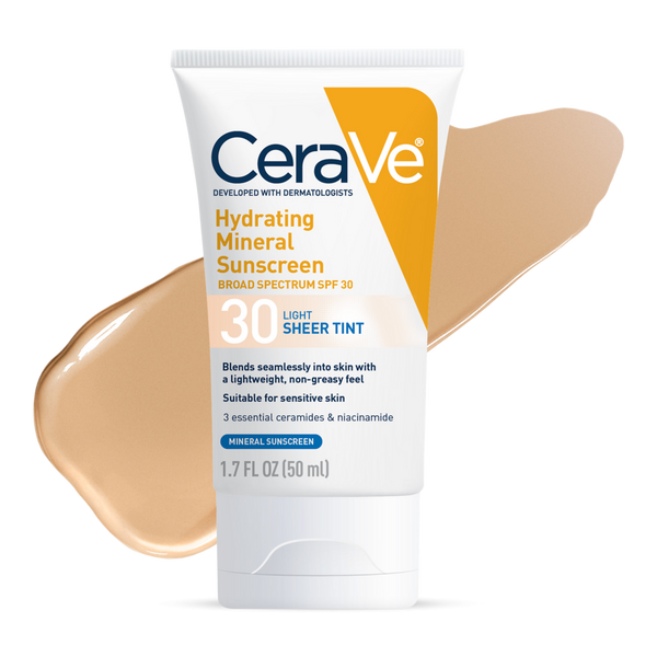 CeraVe Hydrating Mineral Sunscreen Face Lotion with Sheer Tint SPF 30 #2