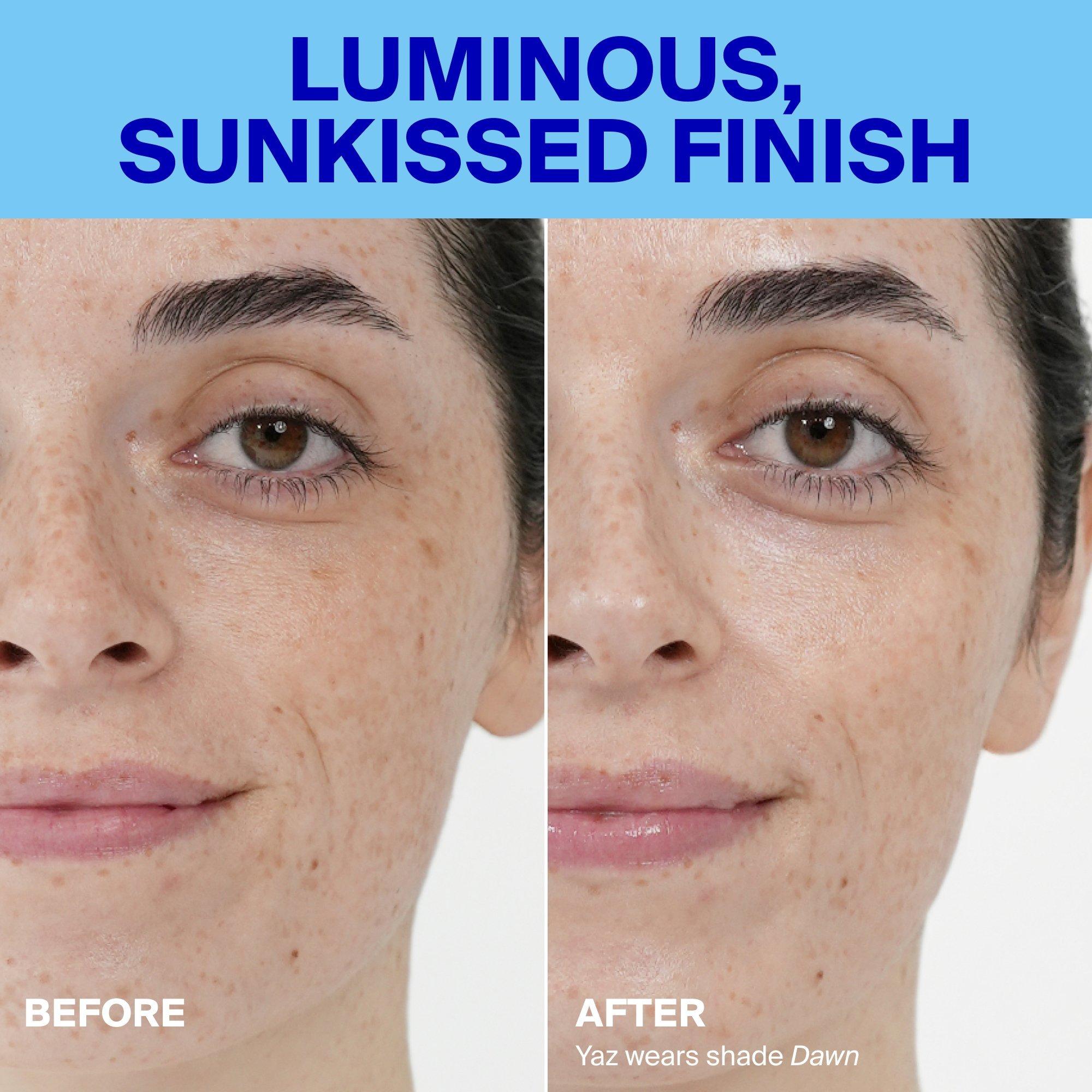 Солнцезащитный крем Supergoop! Glowscreen SPF 40 с гиалуроновой кислотой и ниацинамидом, цвет: Dawn — фото 5