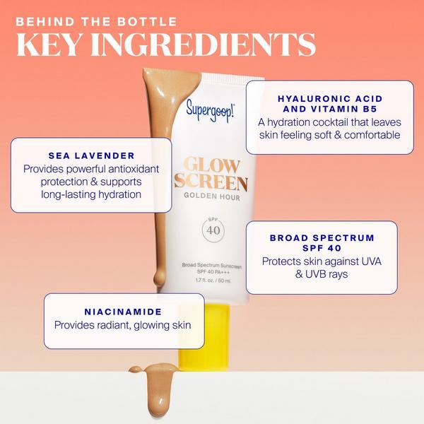 Supergoop! Glowscreen SPF 40 Sunscreen with Hyaluronic Acid + Niacinamide #5