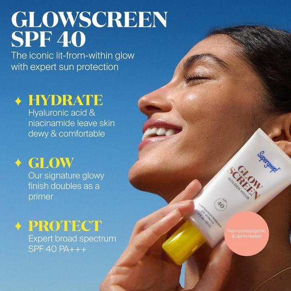 Supergoop! Glowscreen SPF 40 Sunscreen with Hyaluronic Acid + Niacinamide #4