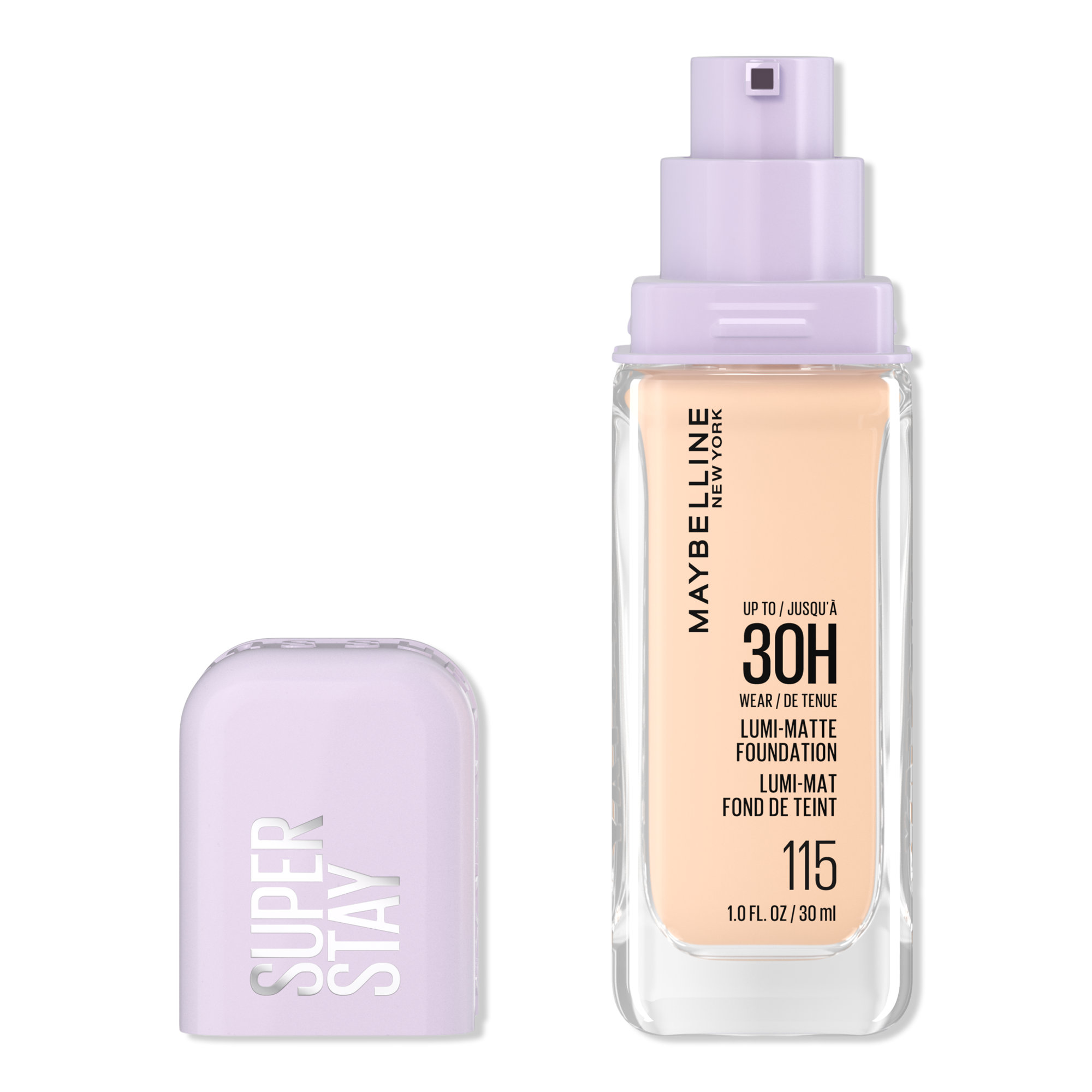 Maybelline Super Stay Up to 30HR Wear Lumi-Matte Longwear Foundation #1