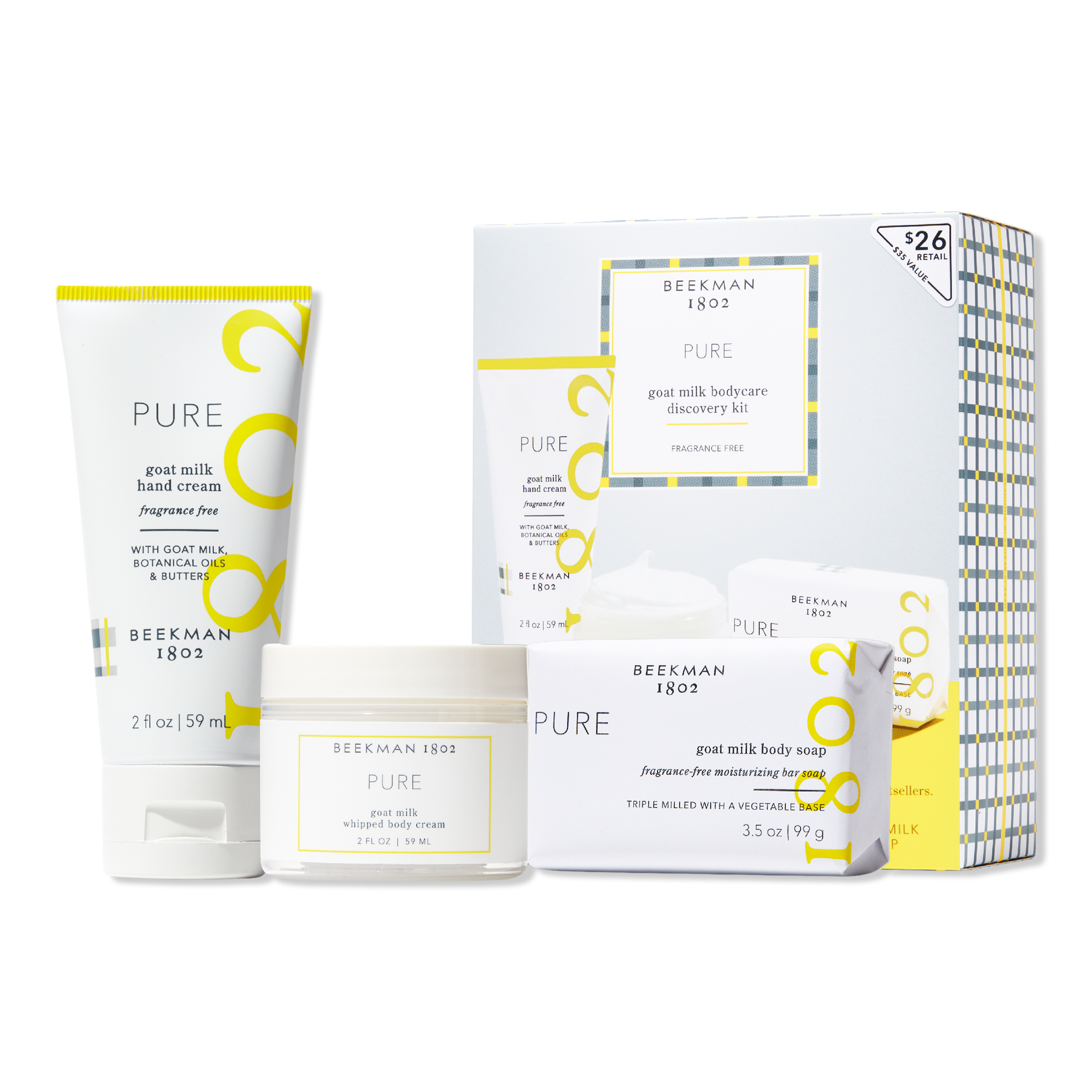 Beekman 1802 Pure Goat Milk Bodycare Minis Discovery Kit #1