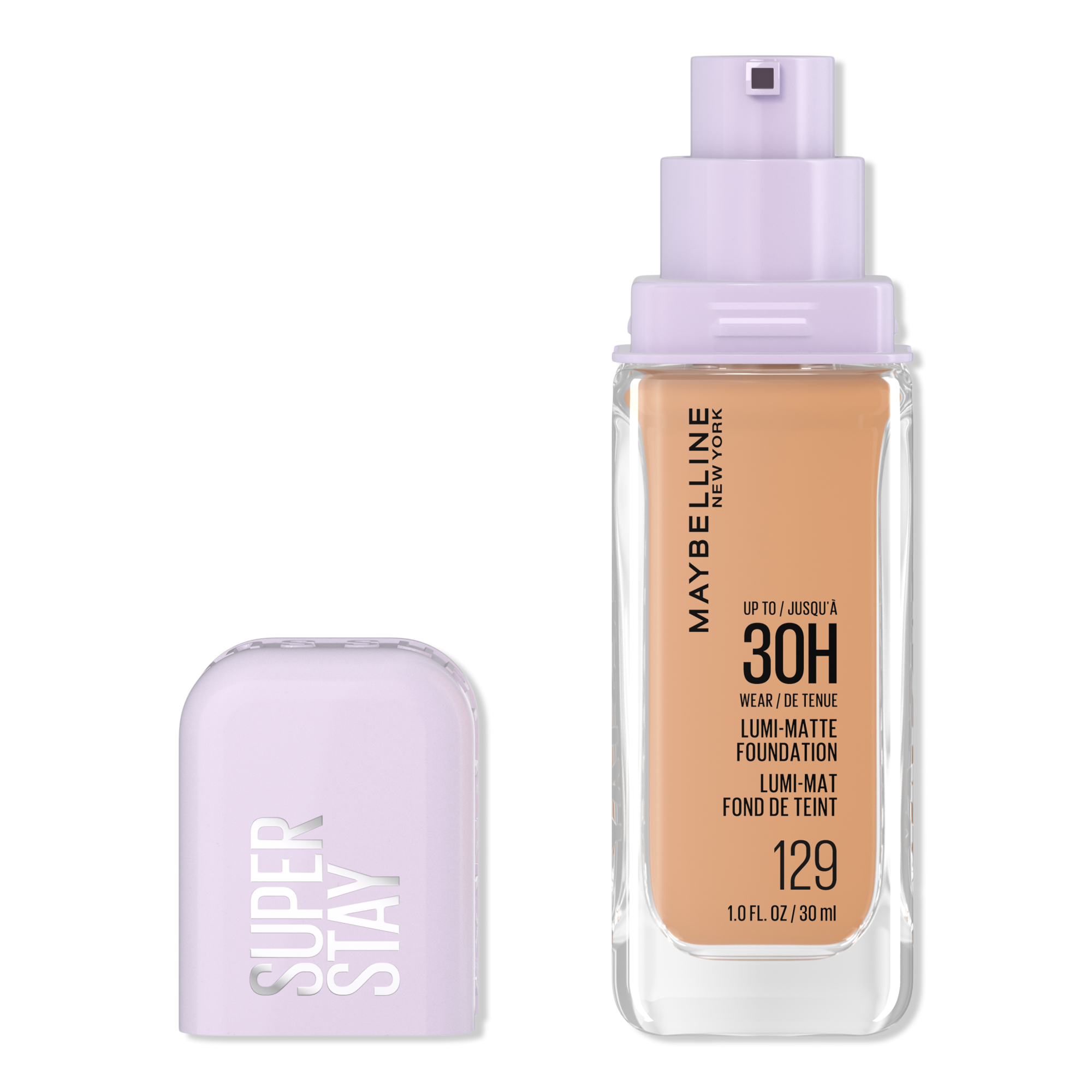 Maybelline Super Stay Up to 30HR Wear Lumi-Matte Longwear Foundation #1