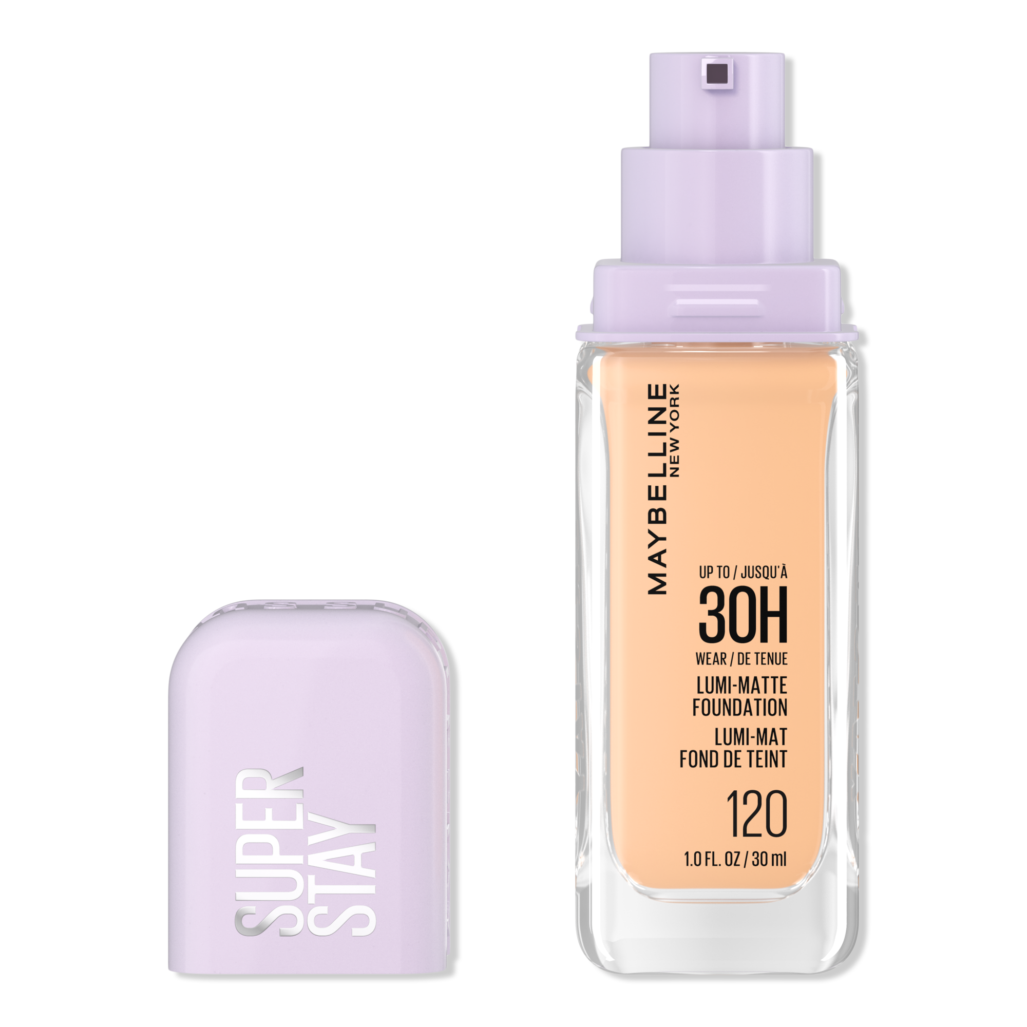 Maybelline Super Stay Up to 30HR Wear Lumi-Matte Longwear Foundation #1