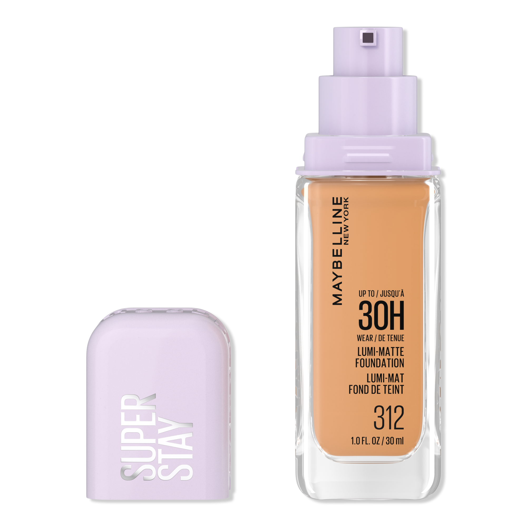 Maybelline Super Stay Up to 30HR Wear Lumi-Matte Longwear Foundation #1