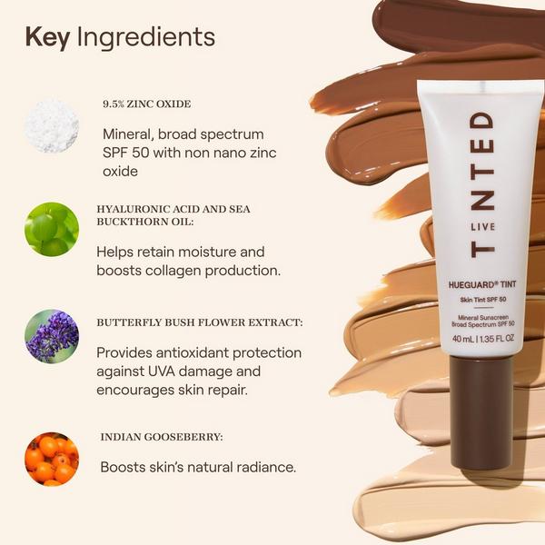 Live Tinted Hueguard Mini Skin Tint SPF 50 Mineral Sunscreen Broad Spectrum #7