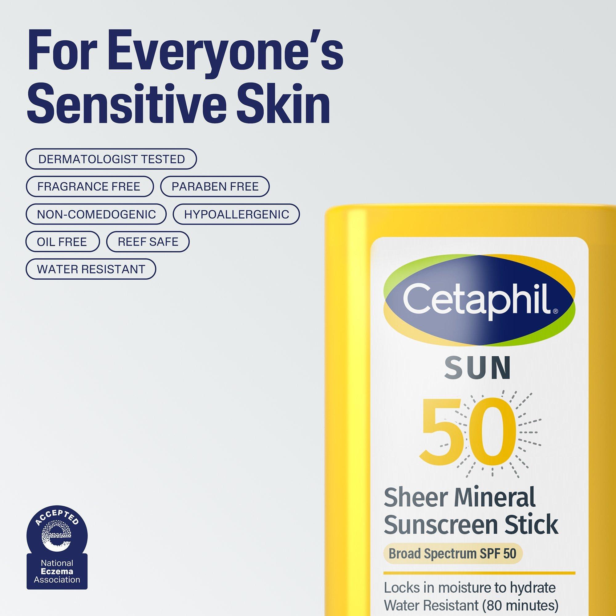 Минеральный солнцезащитный стик Cetaphil Sheer SPF 50 — фото 3