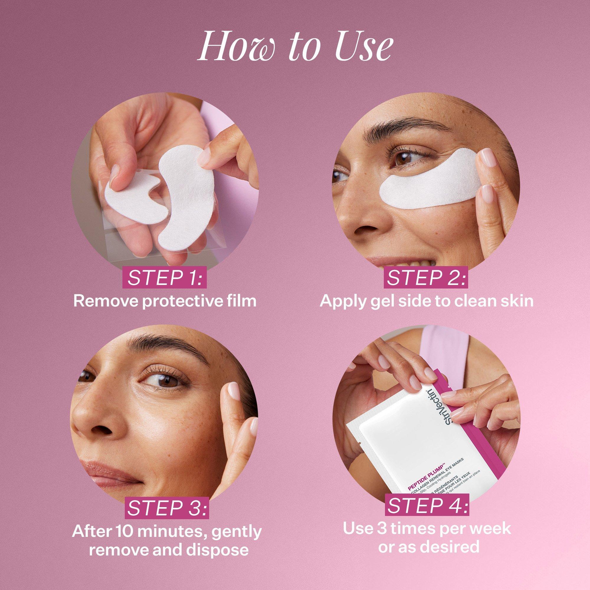 Обновляющие маски для глаз StriVectin Peptide Plump с коллагеном — фото 7