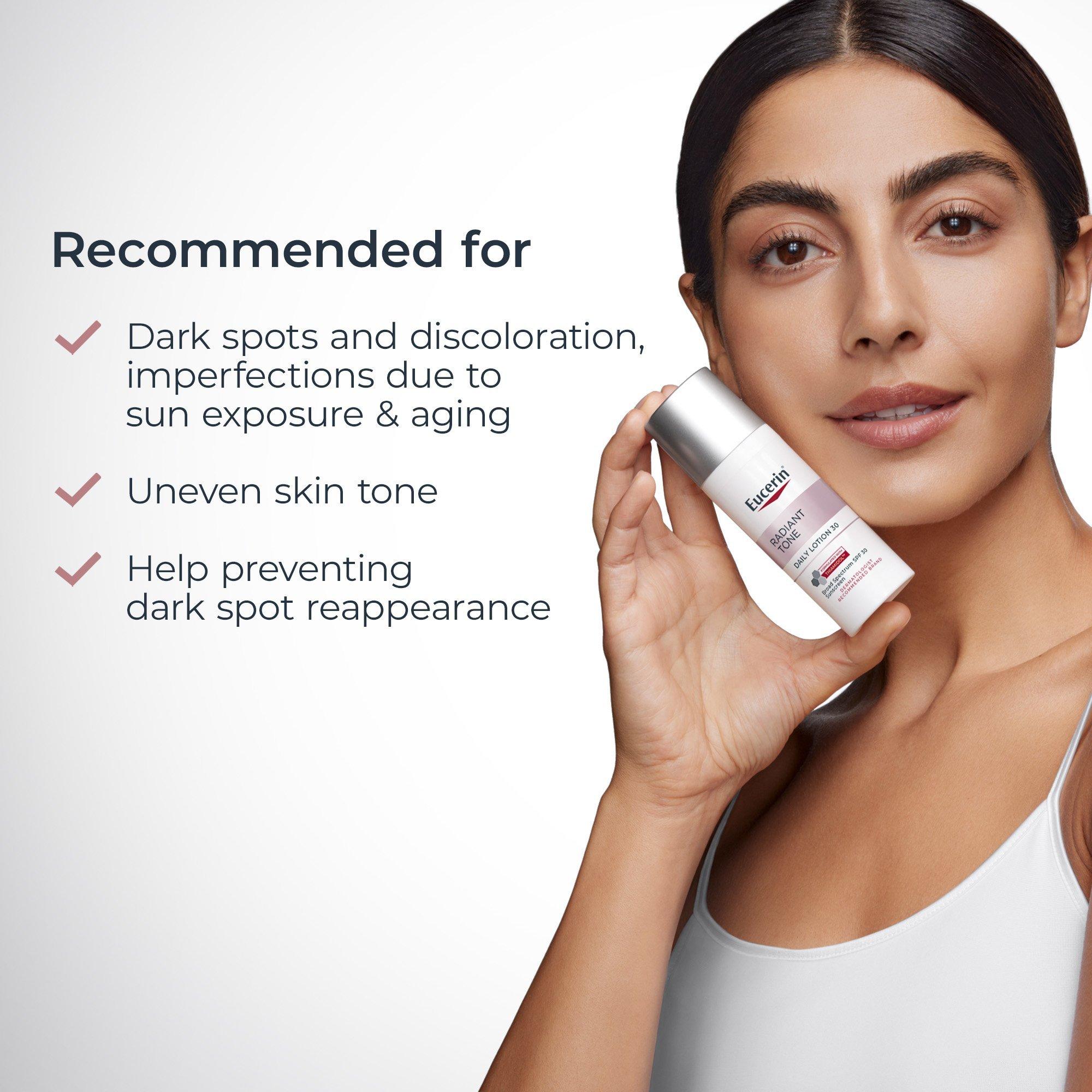 Ежедневный лосьон для лица Eucerin Radiant Tone SPF 30 против пигментных пятен — фото 4
