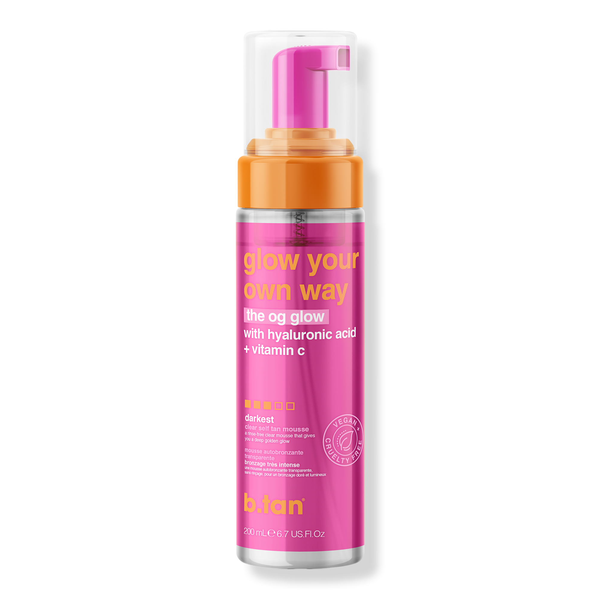 b.tan Glow Your Own Way OG Glow Mousse #1