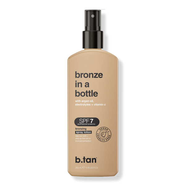 b.tan Bronze In A Bottle SPF 7 Bronzing Spray Lotion #1