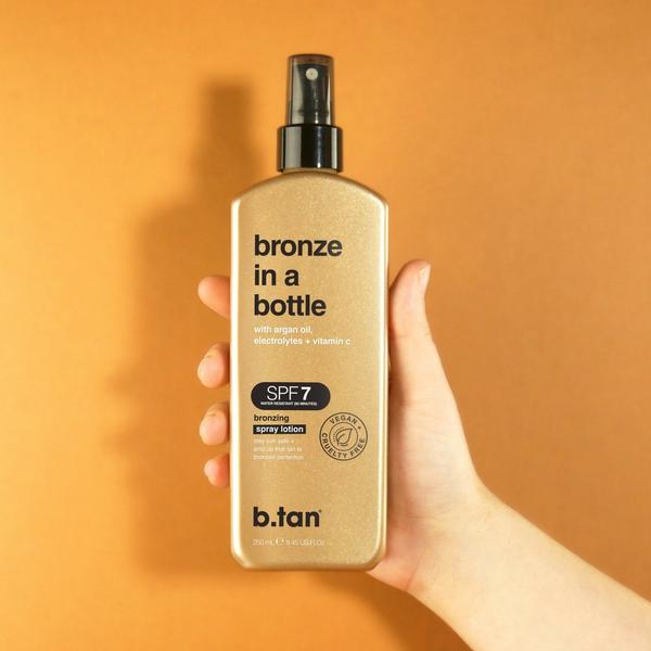 b.tan Bronze In A Bottle SPF 7 Bronzing Spray Lotion #2