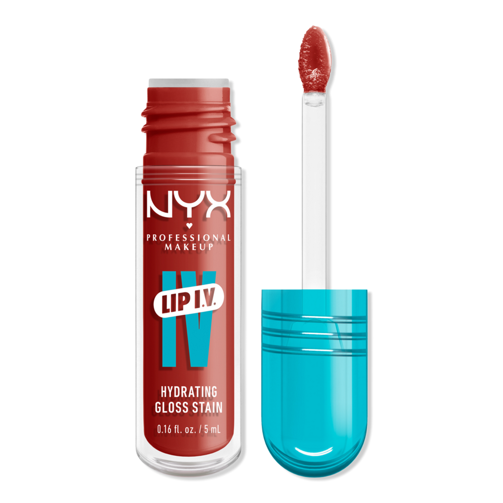 Nyx Professional Makeup Lip Iv Hydrating Gloss Stain - Burst That Tang