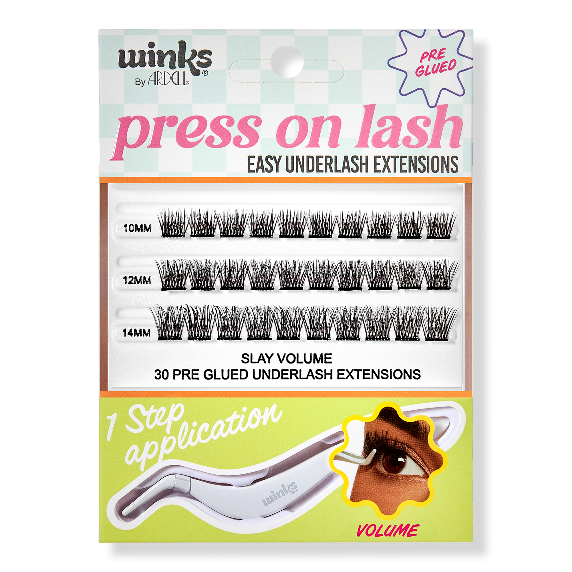 Ardell Winks Press On Pre-Glued Underlash Extensions #1