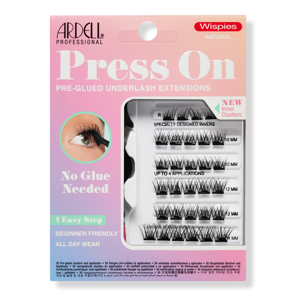 Ardell Wispies Press On Natural Pre-Glued Underlash Extensions #1