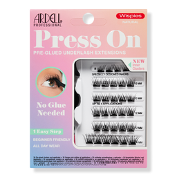 Ardell Wispies Press On Natural Pre-Glued Underlash Extensions
