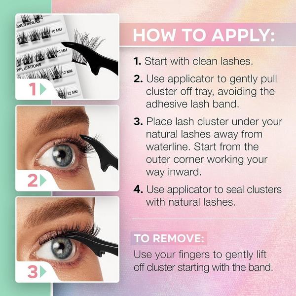 Ardell Wispies Press On Natural Pre-Glued Underlash Extensions #8