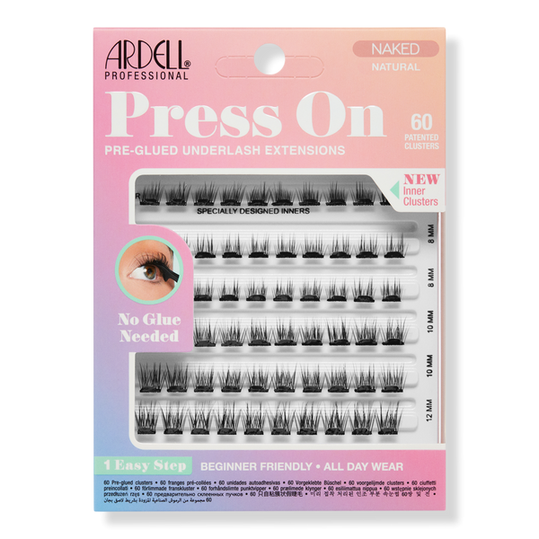 Ardell Press On Pre-glued Underlash Extensions, Naked Natural #1