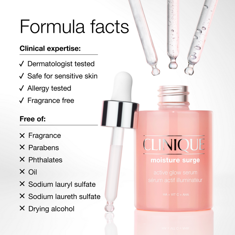 Clinique Moisture Surge Active Glow Serum with Hyaluronic Acid #7