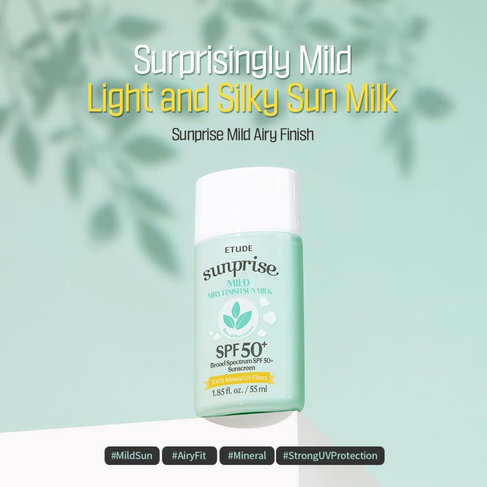 Sunprise Mild Airy Finish Sun Milk