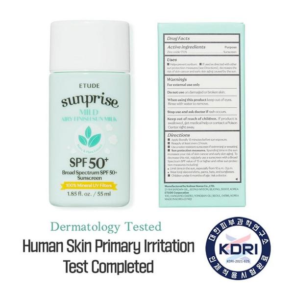 ETUDE Sunprise Mild Airy Finish Sun Milk #7