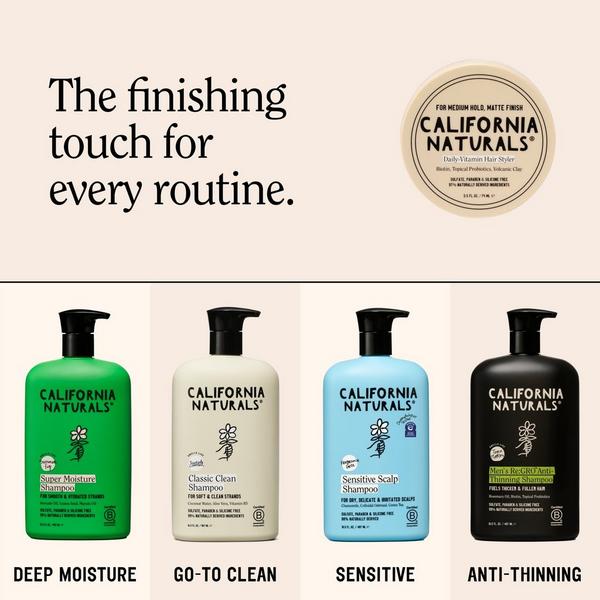 California Naturals Men's Daily Vitamin Hair Styler #8