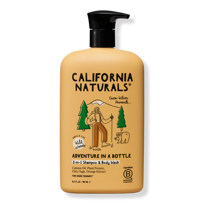 California Naturals Men's 2-in-1 Shampoo & Body Wash