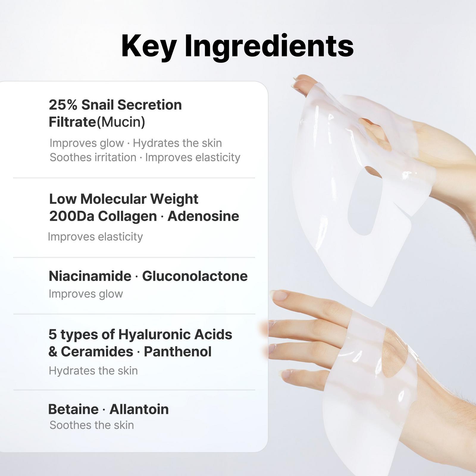 Advanced Snail Hydrogel Mask