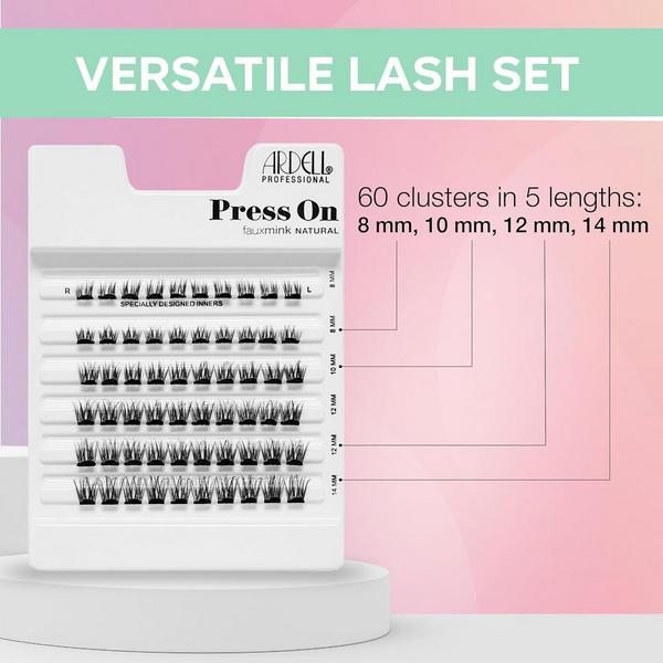 Ardell Press On Pre-glue Underlash Extensions, Faux Mink Natural #7