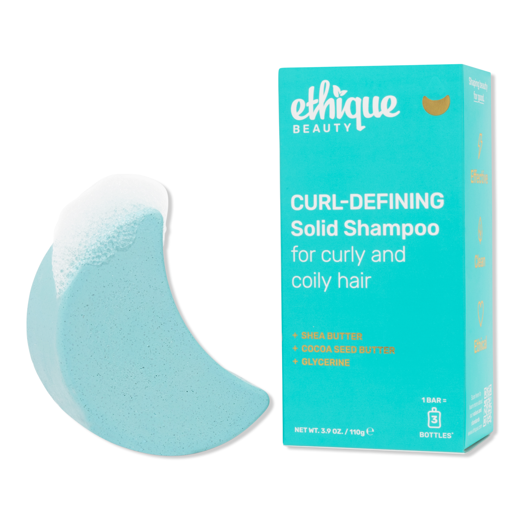 Ethique Beauty Curl-Defining Solid Shampoo Bar #1