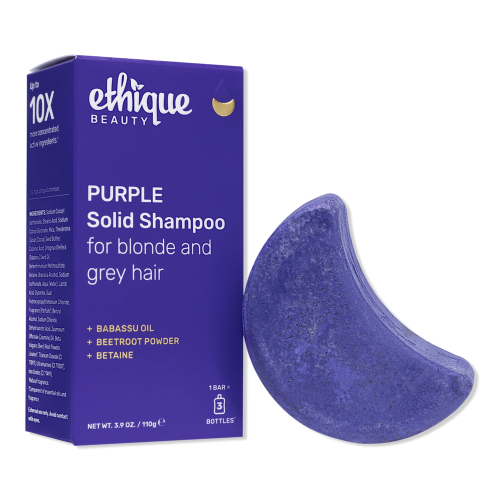 Ethique Beauty Purple Solid Shampoo Bar