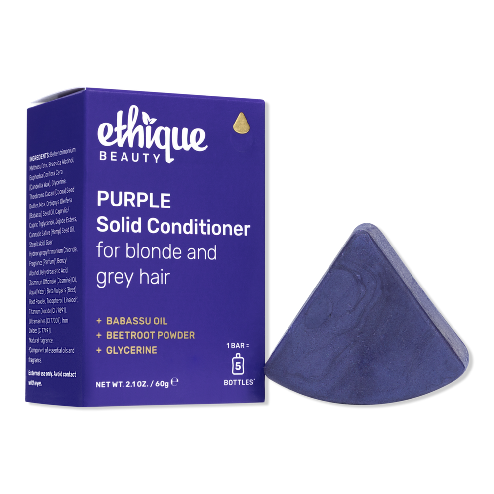 Ethique Beauty Purple Solid Conditioner Bar