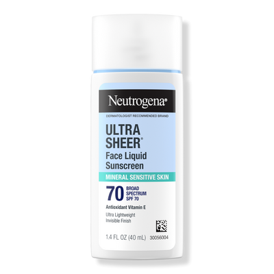 Neutrogena Ultra Sheer Face Liquid SPF 70 Mineral Sunscreen