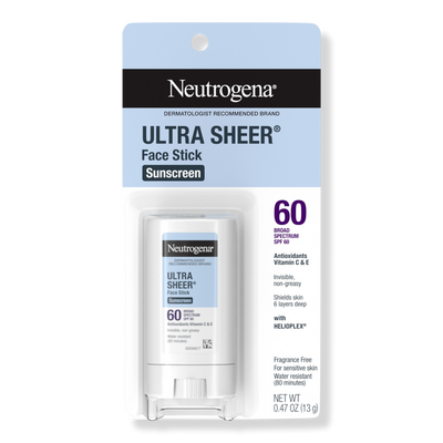 Neutrogena Ultra Sheer Non-Greasy SPF 60 Face Sunscreen Stick