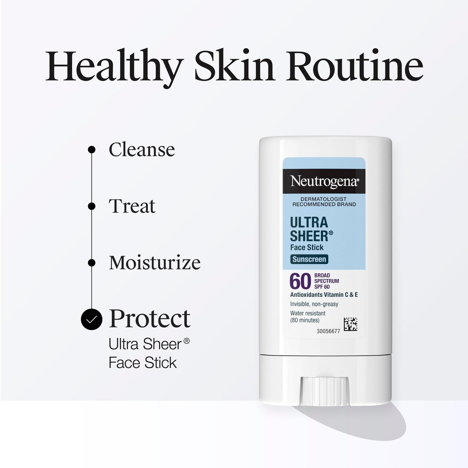 Ultra Sheer Non-Greasy SPF 60 Face Sunscreen Stick