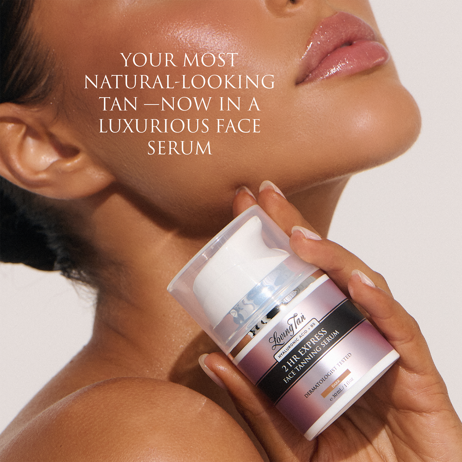 2 HR Express Face Tanning Serum - Dark