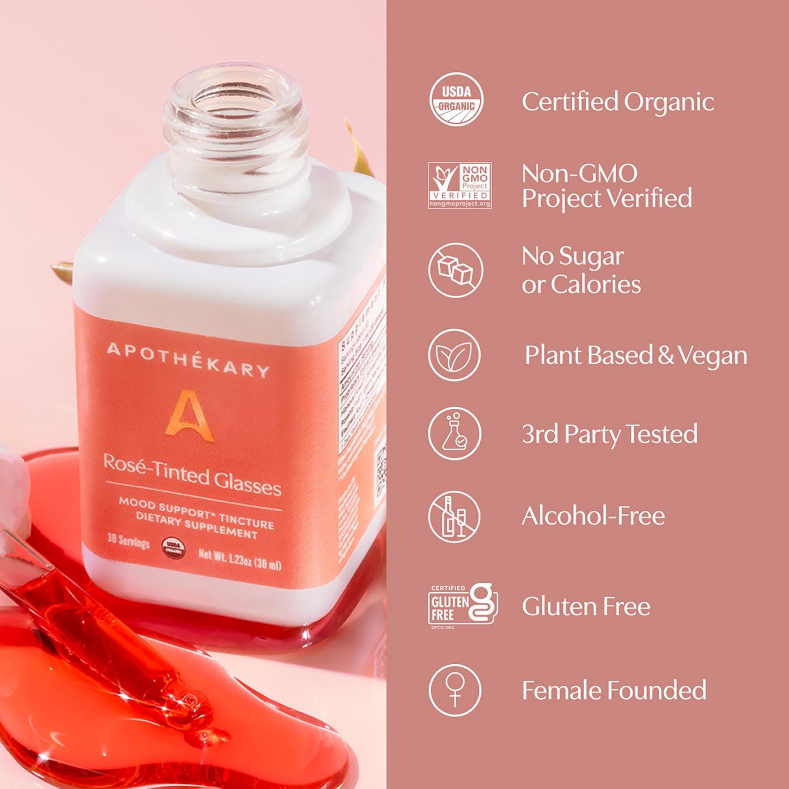 Rosé-Tinted Glasses Mood Support Tincture