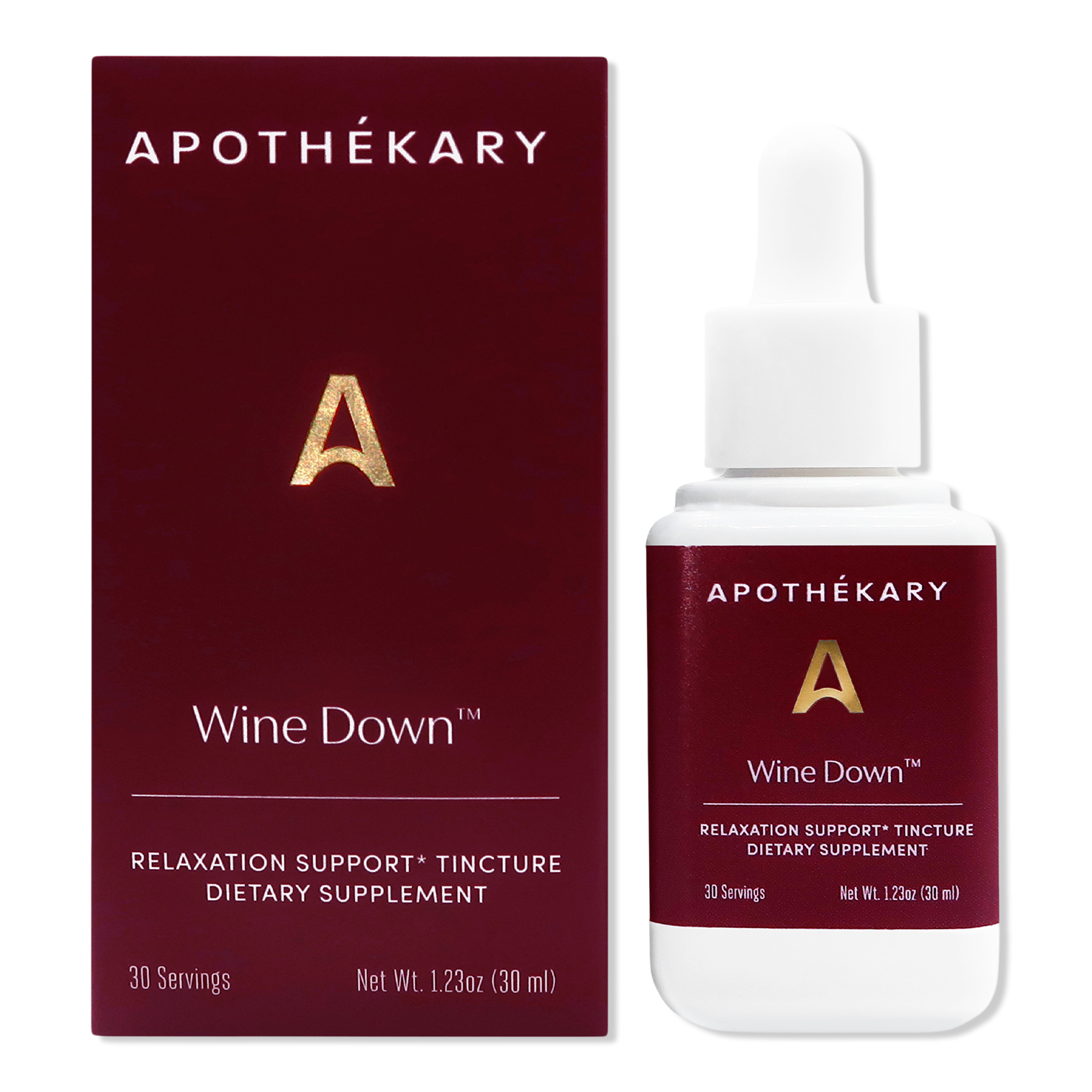 Apothékary Wine Down Relaxation Support Tincture #1