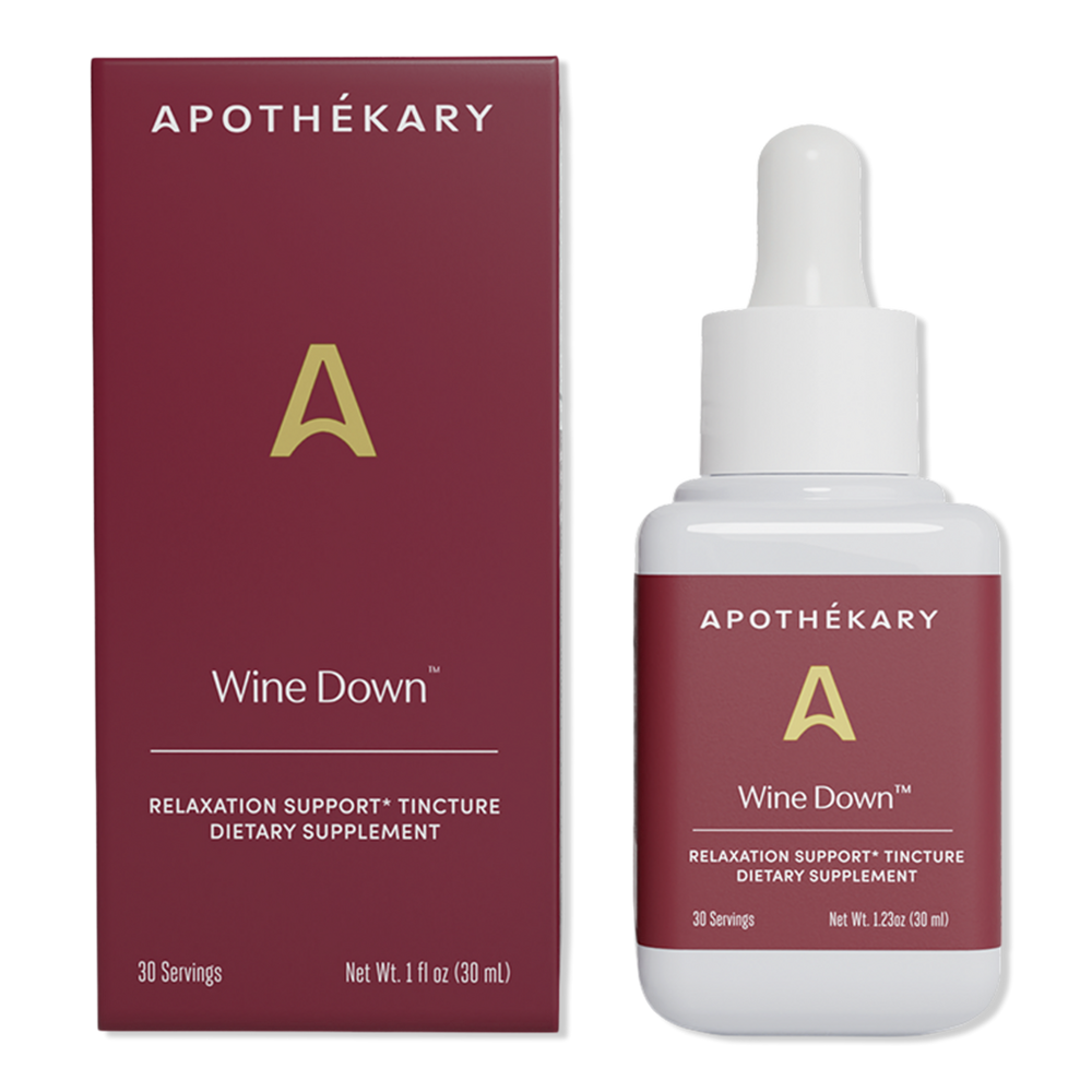 Apothekary Wine Down Relaxation Support Tincture