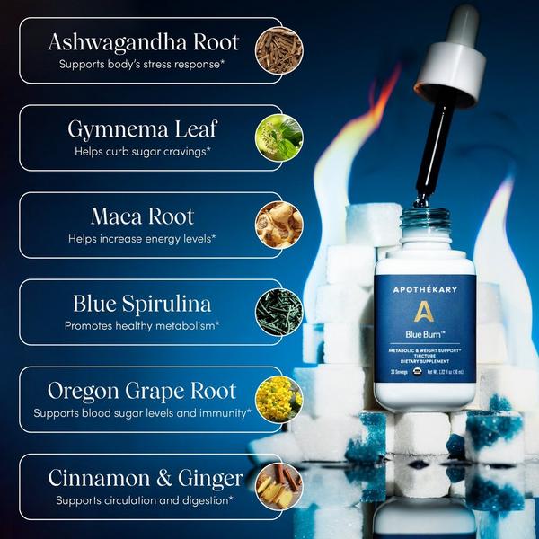 Apothékary Blue Burn Metabolic & Weight Support Tincture #4