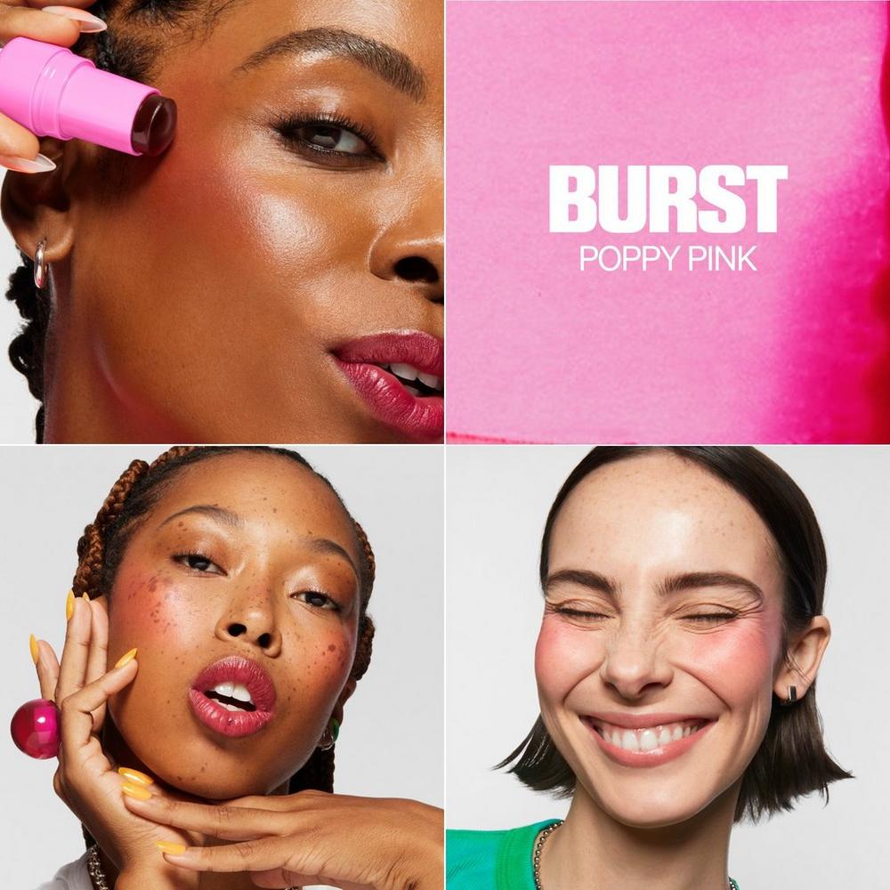 Cooling Water Jelly Tint Lip + Cheek Blush Stain - BURST