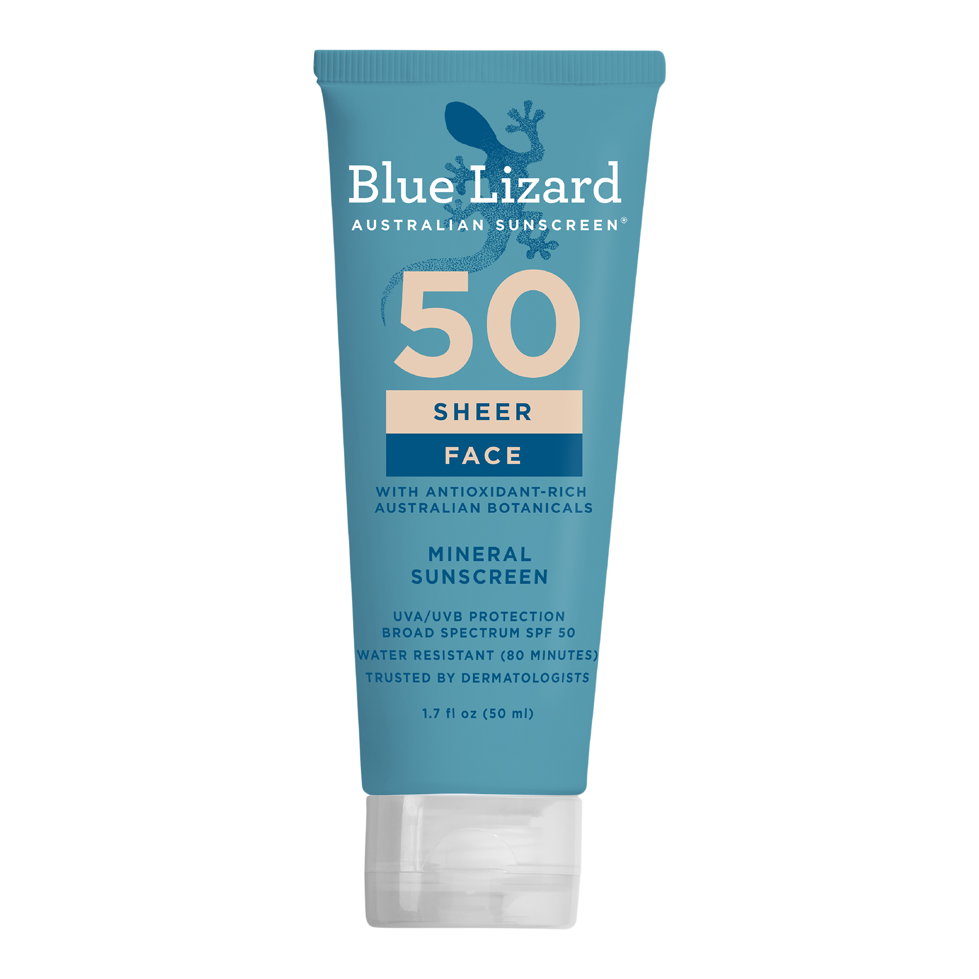 Минеральный солнцезащитный лосьон для лица Blue Lizard Australian Sunscreen Sheer SPF 50 — фото 3