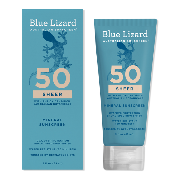 BLUE LIZARD AUSTRALIAN SUNSCREEN Sheer Mineral SPF 50 Sunscreen Lotion #1