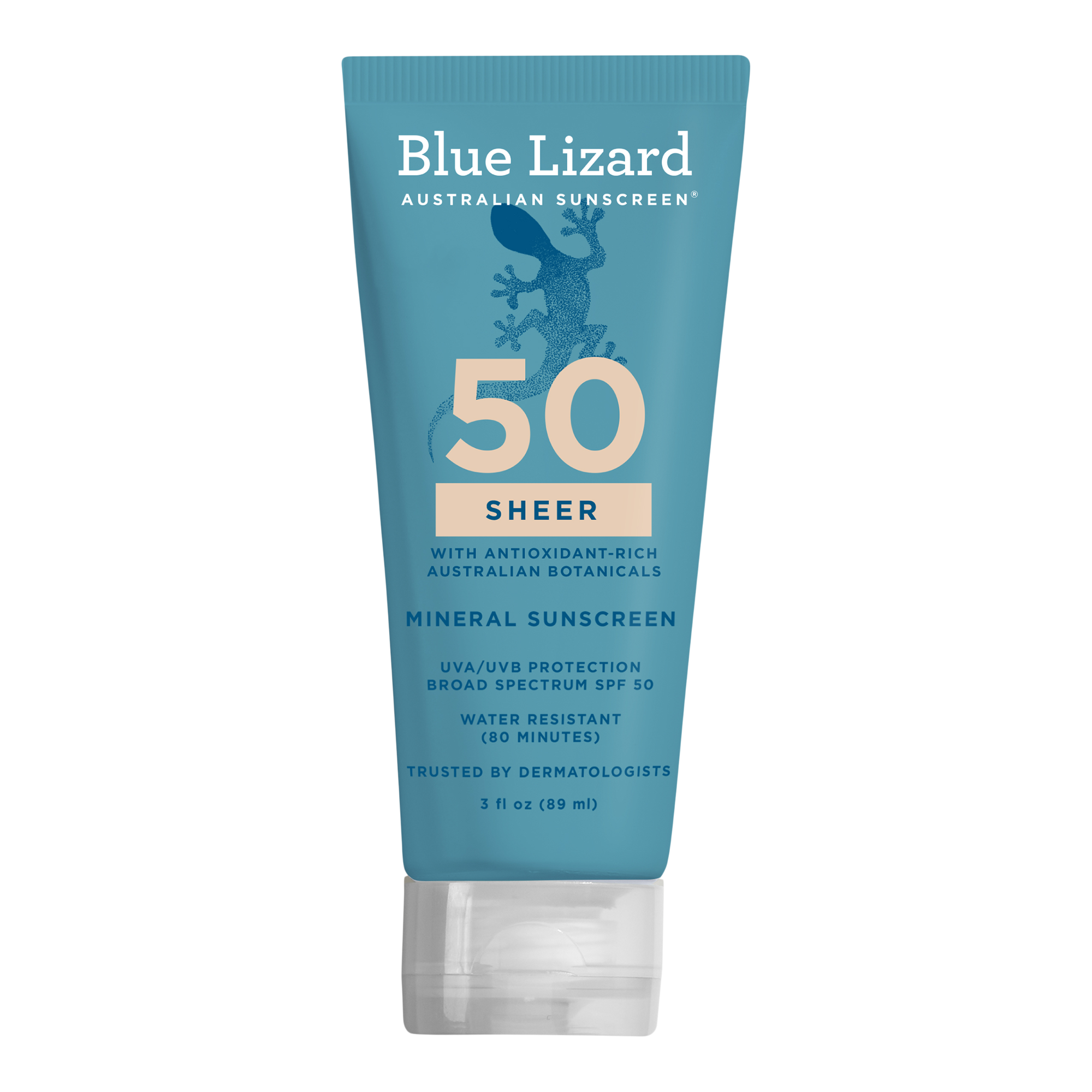 Минеральный солнцезащитный лосьон Blue Lizard Australian Sunscreen Sheer SPF 50 — фото 2
