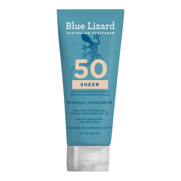 BLUE LIZARD AUSTRALIAN SUNSCREEN Sheer Mineral SPF 50 Sunscreen Lotion #2