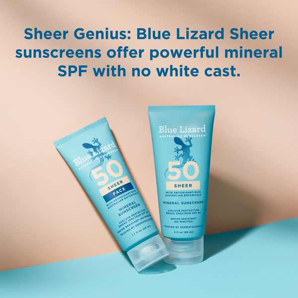 BLUE LIZARD AUSTRALIAN SUNSCREEN Sheer Mineral SPF 50 Sunscreen Lotion #7