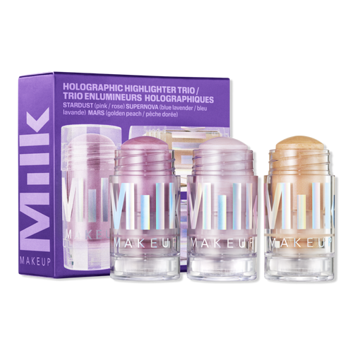 Galactic Glow Holographic Highlighter Trio - MILK MAKEUP | Ulta Beauty
