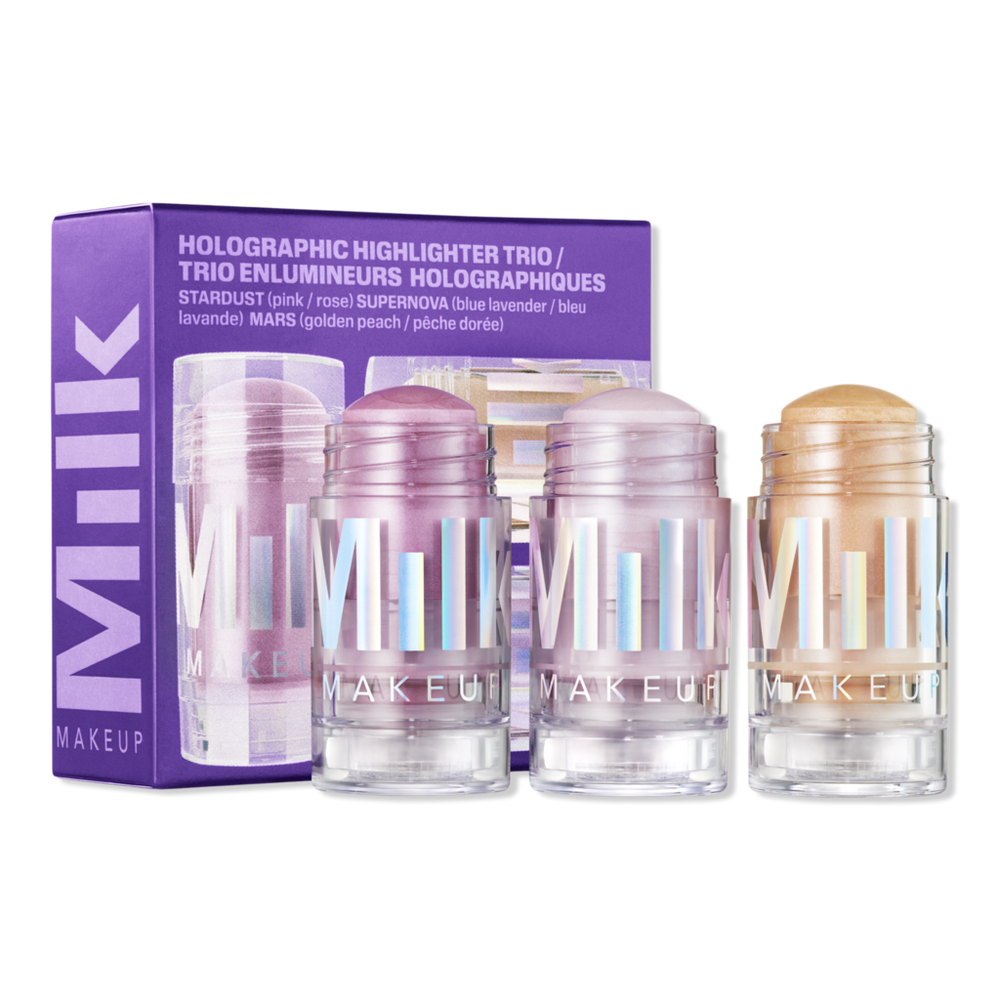 Milk Makeup Galactic Glow Holographic Highlighter Trio