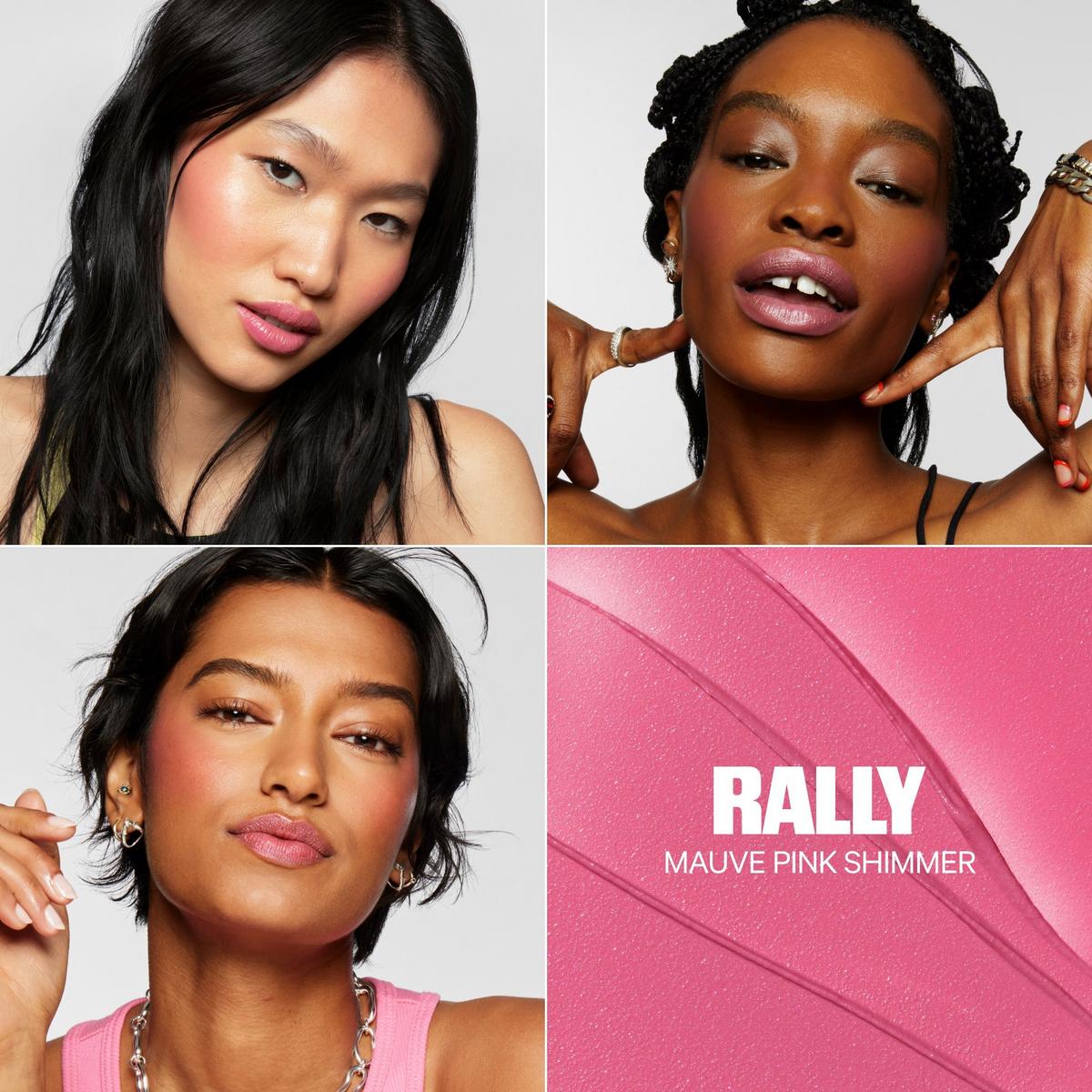 Lip + Cheek Cream Blush Stick and Lip Color - RALLY
