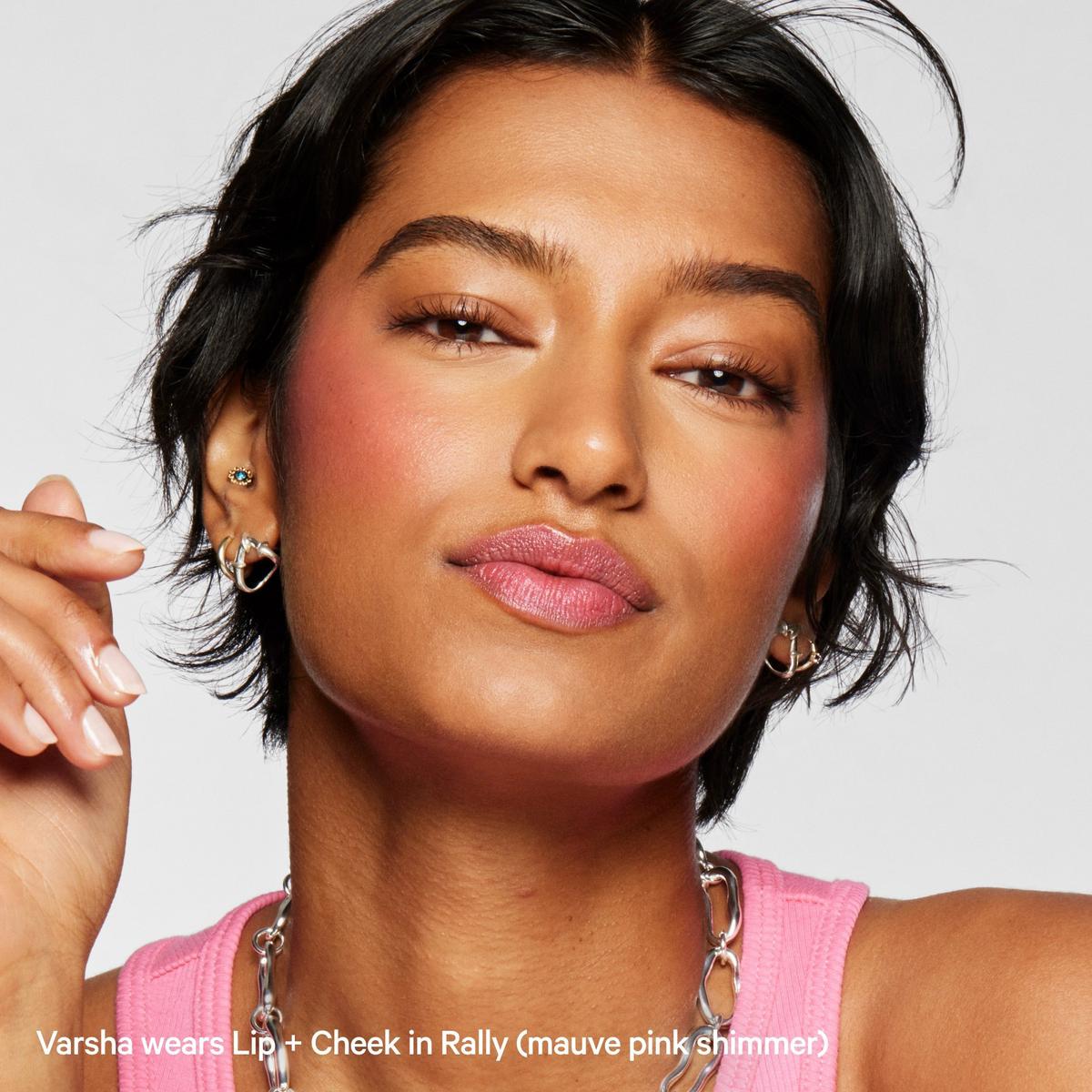 Lip + Cheek Cream Blush Stick and Lip Color - RALLY